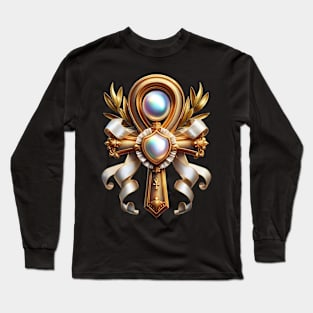 Shield Ankh - Version 1 Long Sleeve T-Shirt